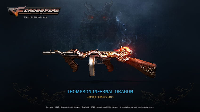 Thompson Infernal Dragon in arrivo!, fuoco incrociato vip Sfondo HD
