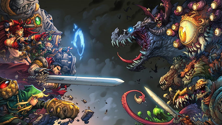 Battle Chasers and Backgrounds, battle chasers nightwar HD wallpaper