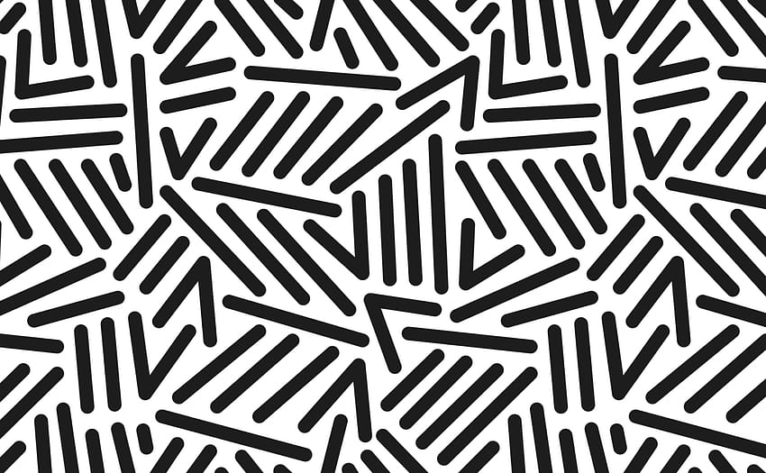 Pop Art Lines & Chevrons Pattern per pareti, pattern art Sfondo HD