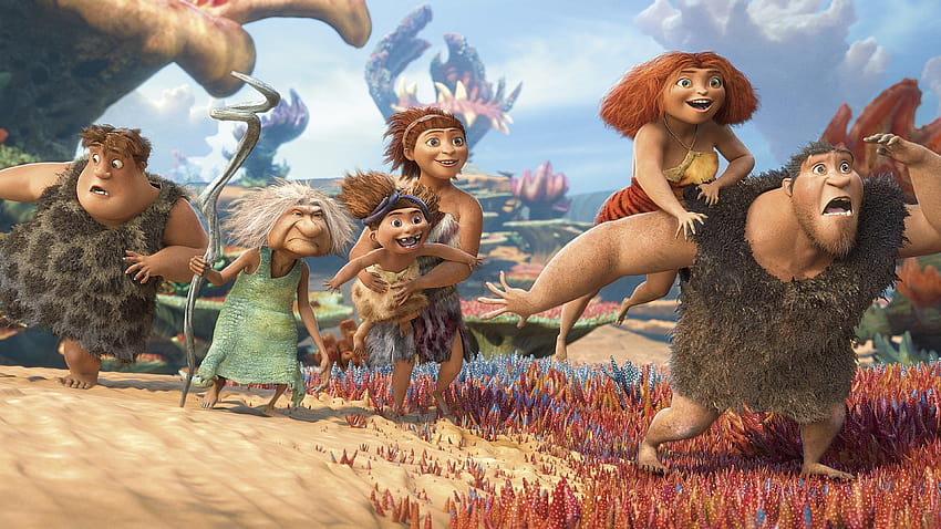 Cartoon poster, The Croods 2, best animation movies HD wallpaper