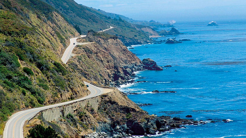 : of cities and their attractions in high, pacific coast highway HD wallpaper