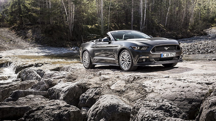 Ford Mustang GT conversível 2015, especificações e vídeos, mustang conversível gt papel de parede HD