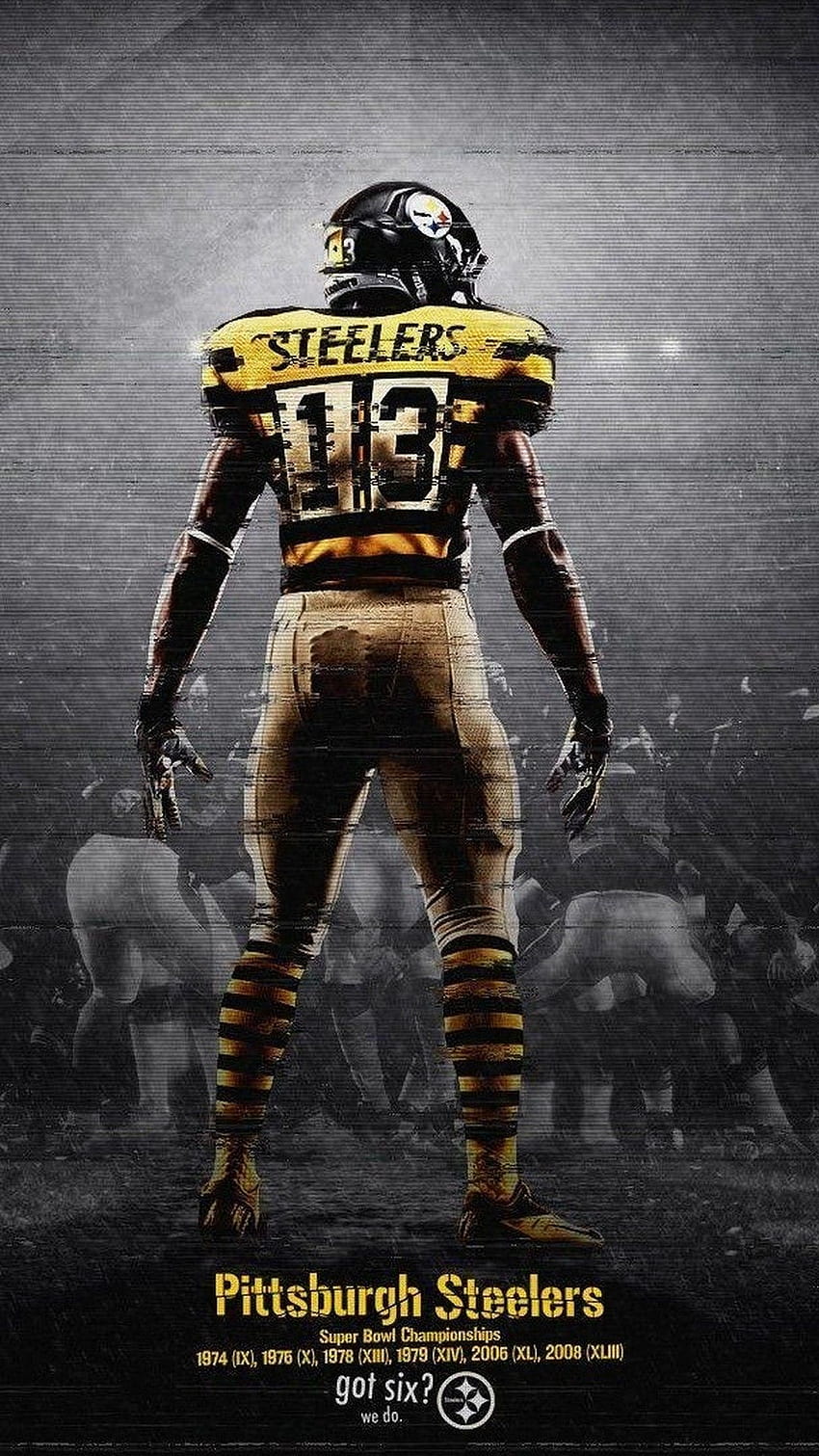 iPhone ของ Pittsburgh Steelers ผู้เล่นของ Steelers วอลล์เปเปอร์โทรศัพท์ HD