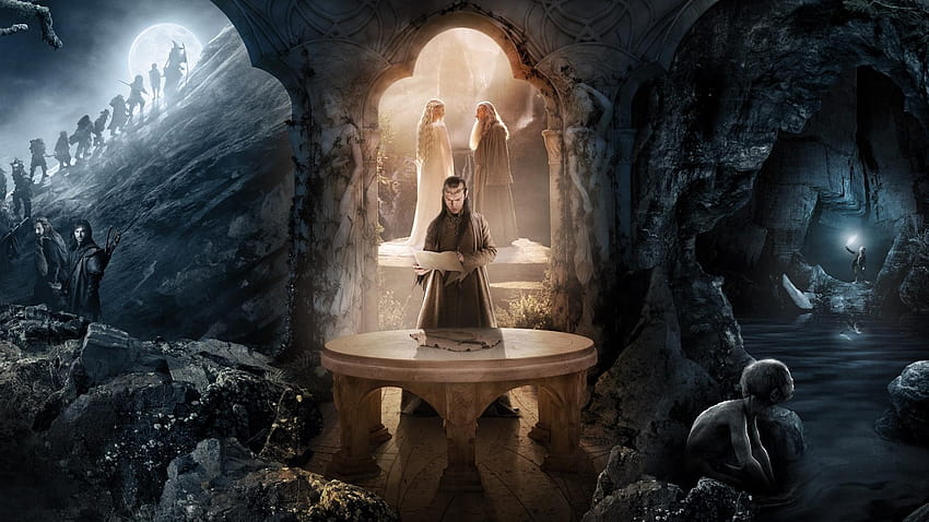 THE HOBBIT AN UNEXPECTED JOURNEY fantasy elf, fantasy journey HD wallpaper