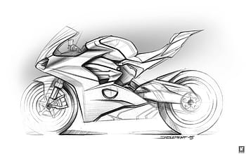 Motorcycle design sketches on Behance