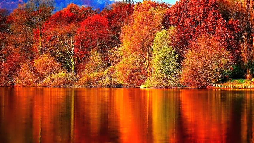 Fall 1920x1080, amazing autumn reflections HD wallpaper | Pxfuel