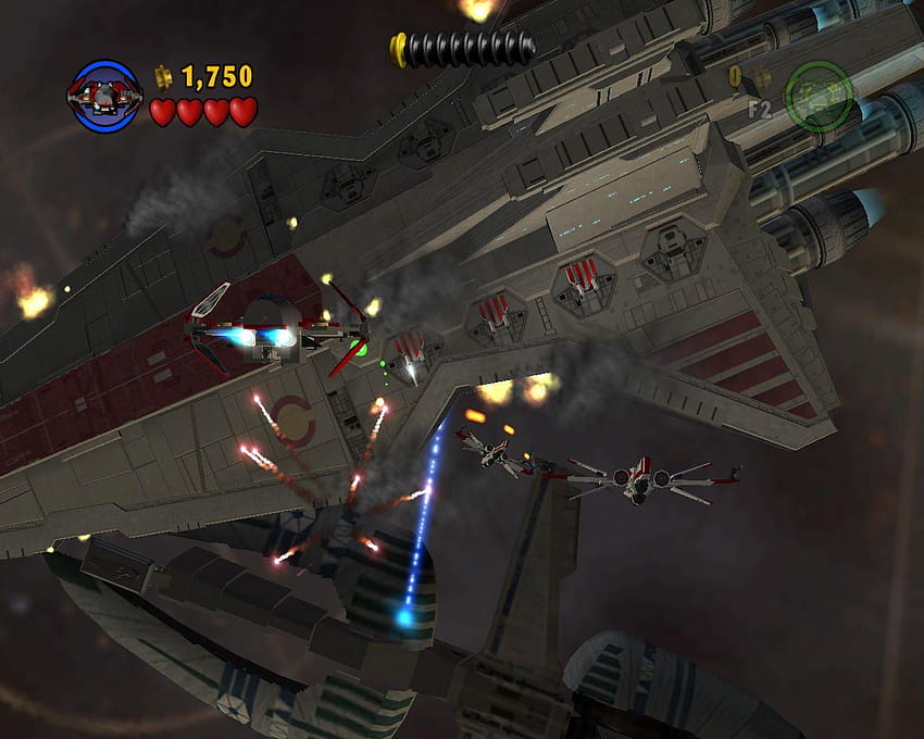 LEGO Star Wars: The Video Game Screenshots for Windows, battle over coruscant HD wallpaper
