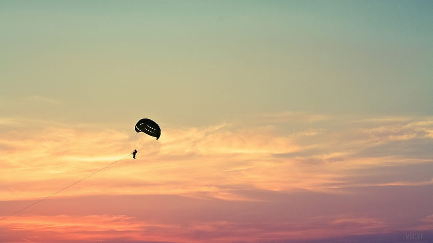 parachute ascensionnel , Arrière-plans Fond d'écran HD