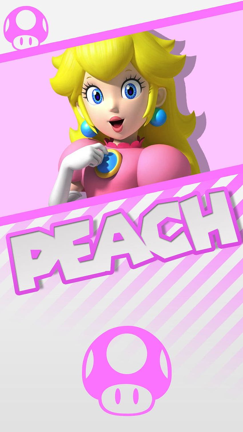 MrThatKidAlex24 による Peach Super Mario Phone、ピーチ姫の電話 HD電話の壁紙
