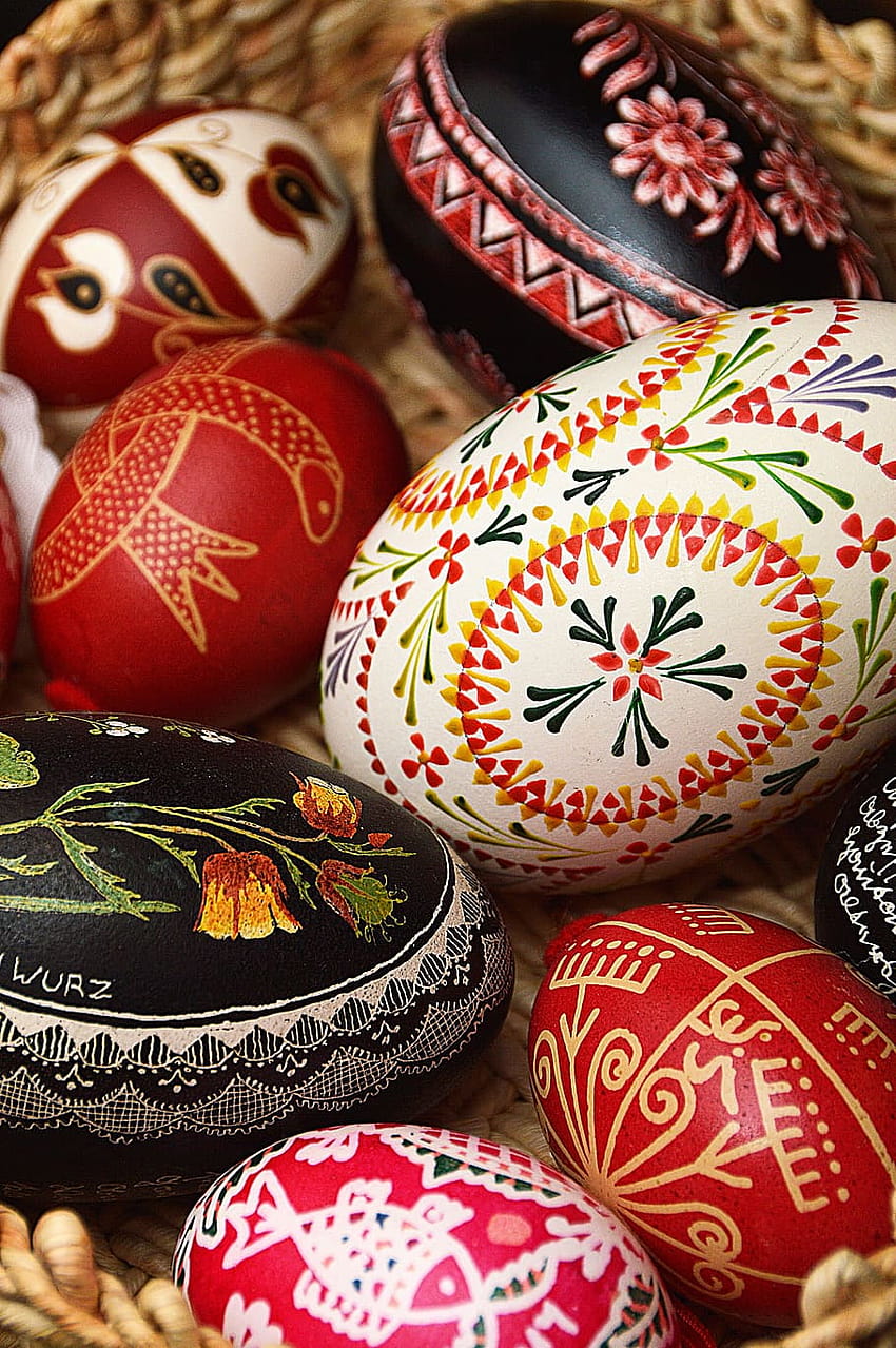 : painted egg , Easter, Egg, Easter Eggs, easter egg pattern HD phone wallpaper