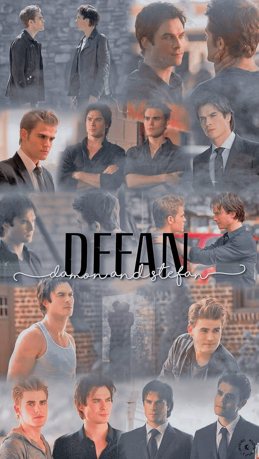 Damon And Stefan Salvatore, vampire diaries characters HD phone wallpaper