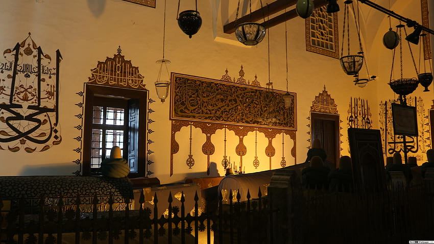 Mevlana museum interior, Konya HD wallpaper