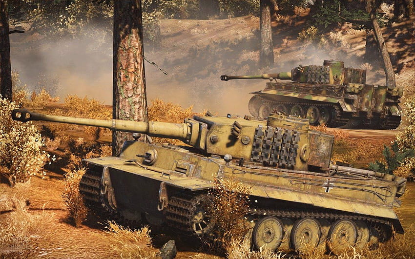 War Thunder, танк тигър HD тапет