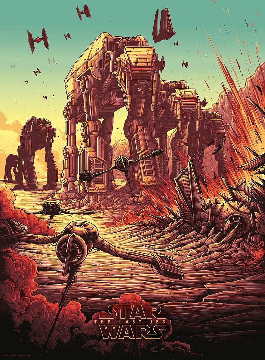 Dan Mumford o swojej niesamowitej sztuce Gwiezdne wojny: Ostatni Jedi Tapeta na telefon HD