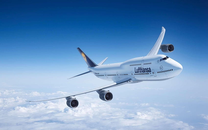 Lufthansa Boeing 747 – Layar lebar Wallpaper HD