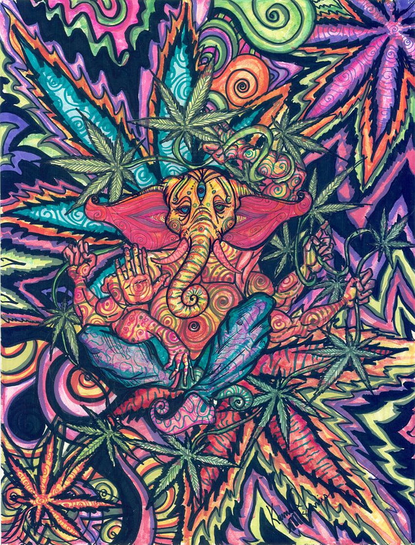 Tarot Potions and Psychedelic Magick Spells Ganesh, cool marijuana tumblr  pics HD phone wallpaper | Pxfuel