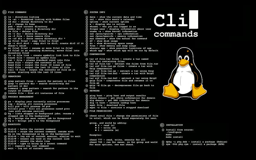 Tux Linux Group, command prompt HD wallpaper