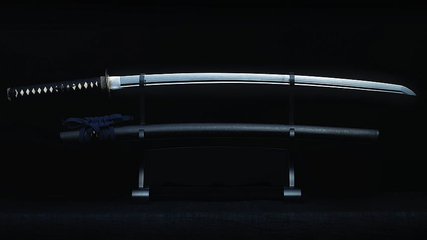 katana sword sheath HD wallpaper