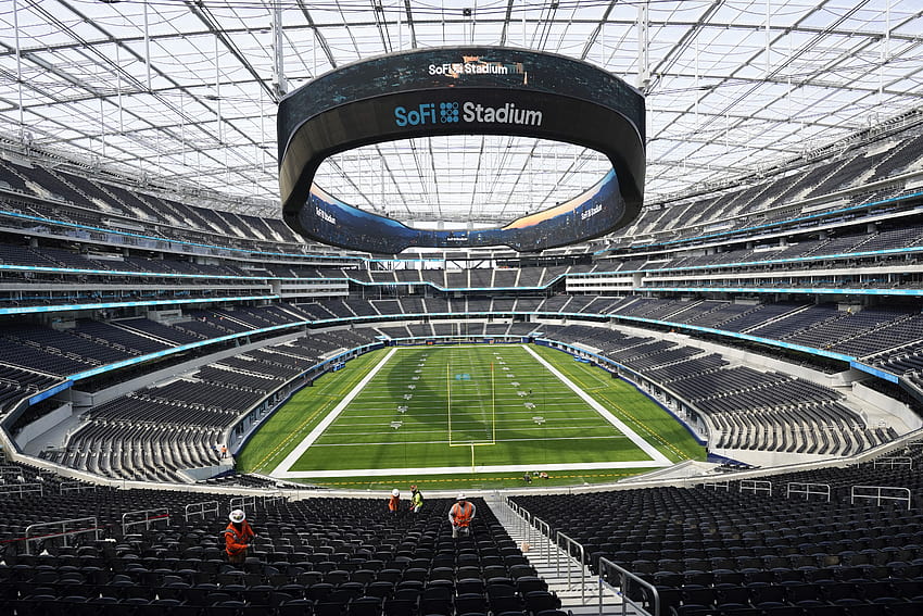 Galerie: Das hochmoderne SoFi-Stadion ist bereit, die Chargers, Rams und das HD-Hintergrundbild
