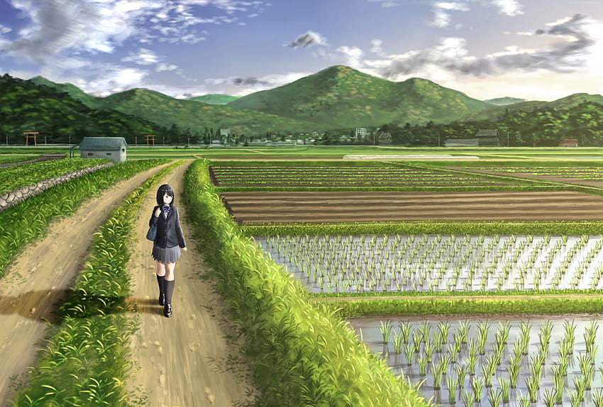 Pin di Anime anak laki, agriculture HD wallpaper