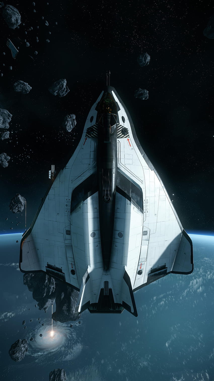 Mobile Phone ship, star citizen mobile HD phone wallpaper