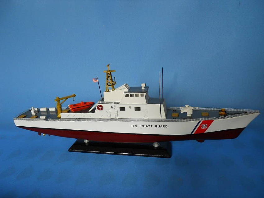 Wooden United States Coast Guard USCG Coastal Patrol Model Boat, uscg ships HD wallpaper