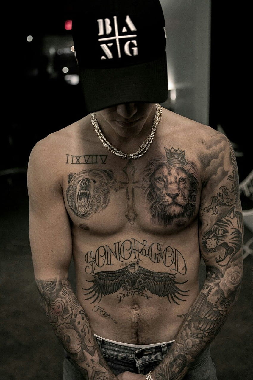 Pin en Justin Bieber pinterest, justin bieber tattoo fondo de pantalla del teléfono
