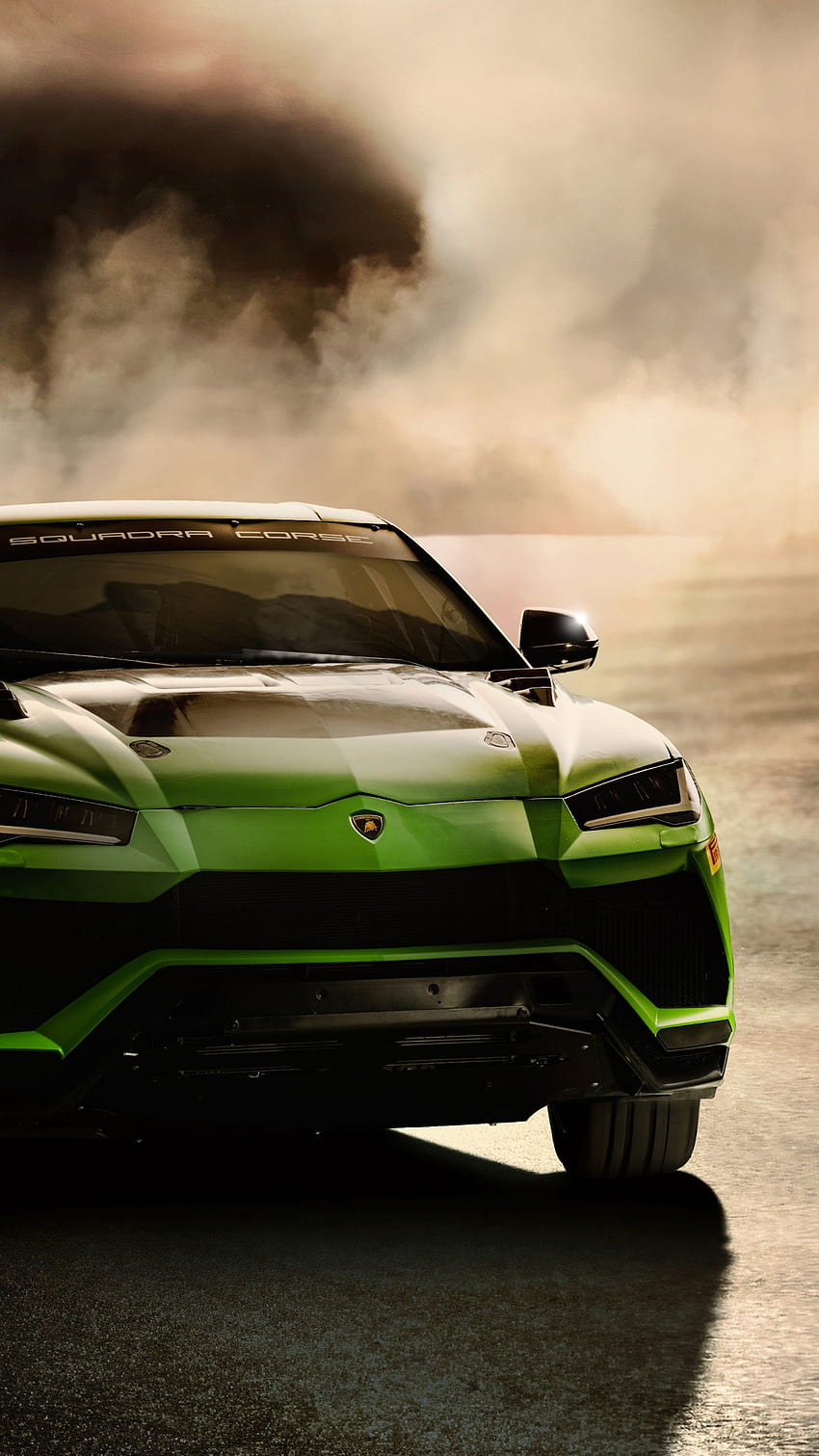 Lamborghini Urus ST, vert lamborghini urus Fond d'écran de téléphone HD
