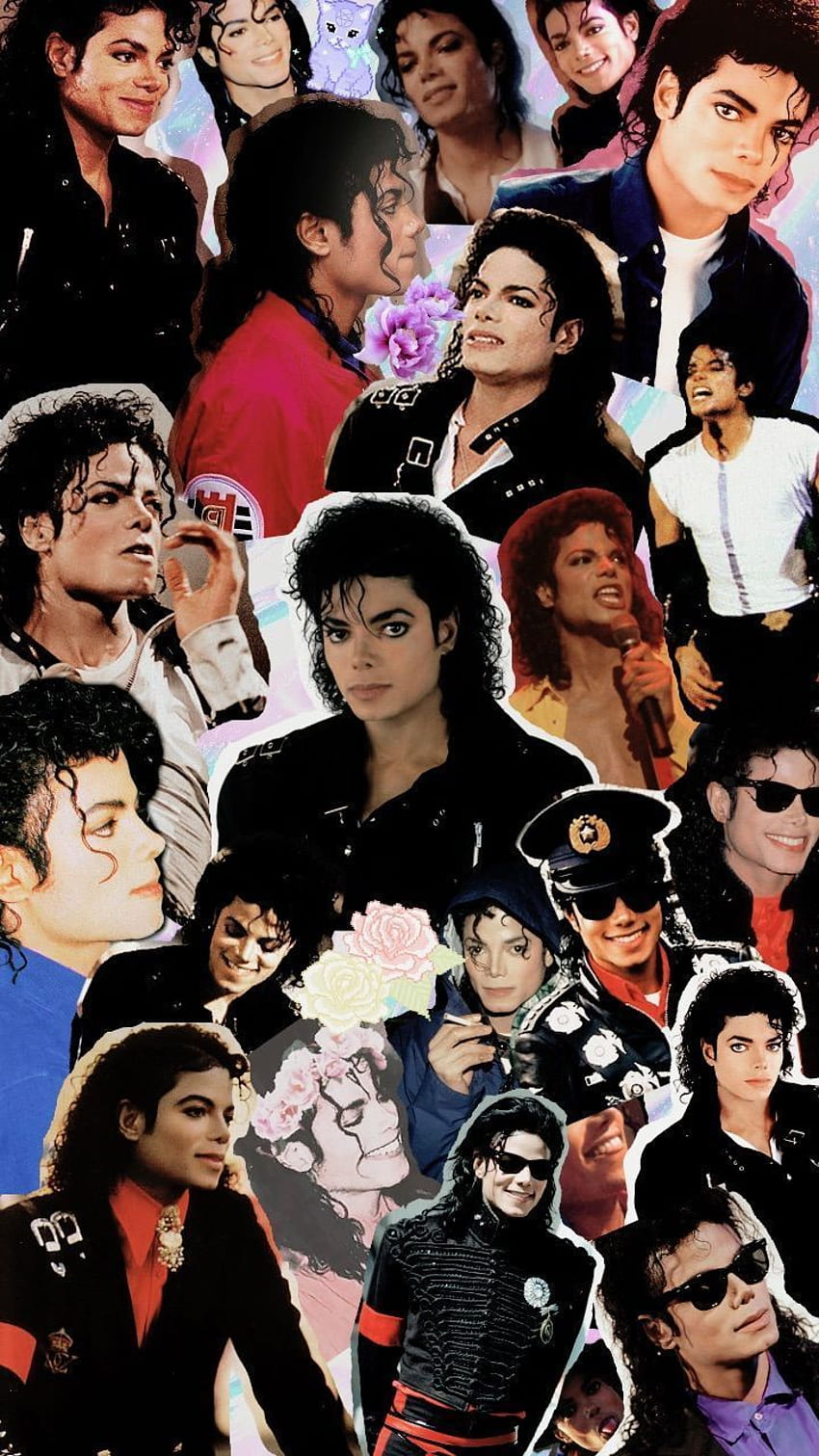 Michael Jackson Collage, aesthetic michael jackson HD phone wallpaper