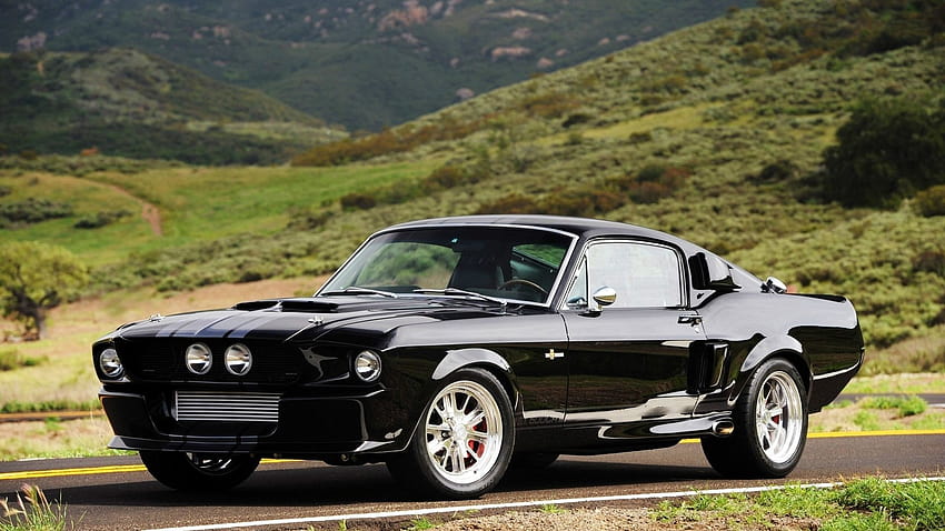 Mustang clásico, coche antiguo mustang fondo de pantalla