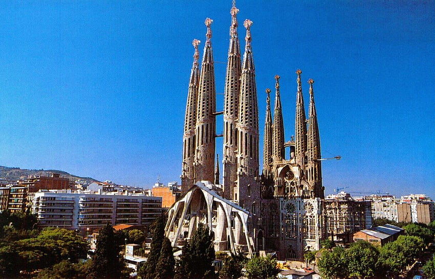 Sagrada Família, barcelona city HD wallpaper