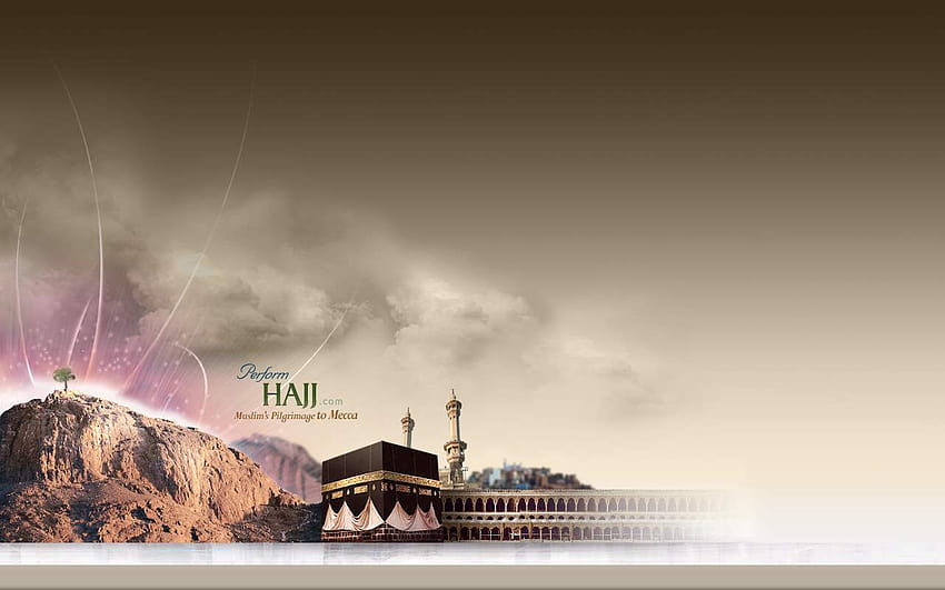 Hajj Eid Al Adha 2015 и поздравителни картички HD тапет
