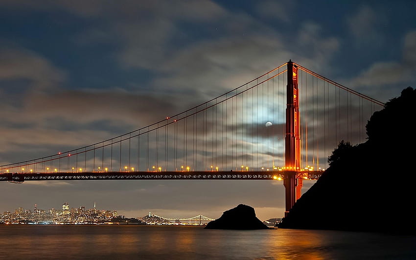 Golden Gate Bridge, San Francisco, Bridge, City, Landscape, golden gate bridge landscape HD wallpaper