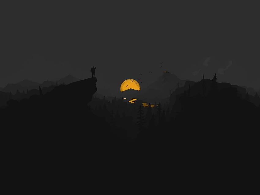 Firewatch for your or mobile screen and easy to, dark ps4 aesthetic HD wallpaper