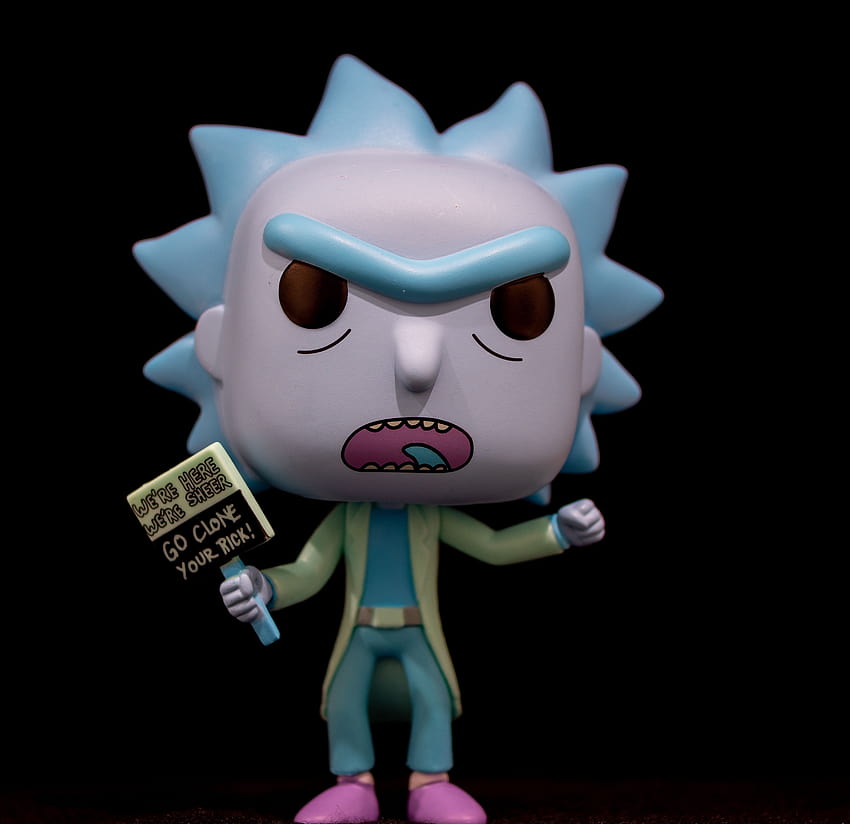 stock of Funko Pop, plastic toys, Rick and morty HD wallpaper