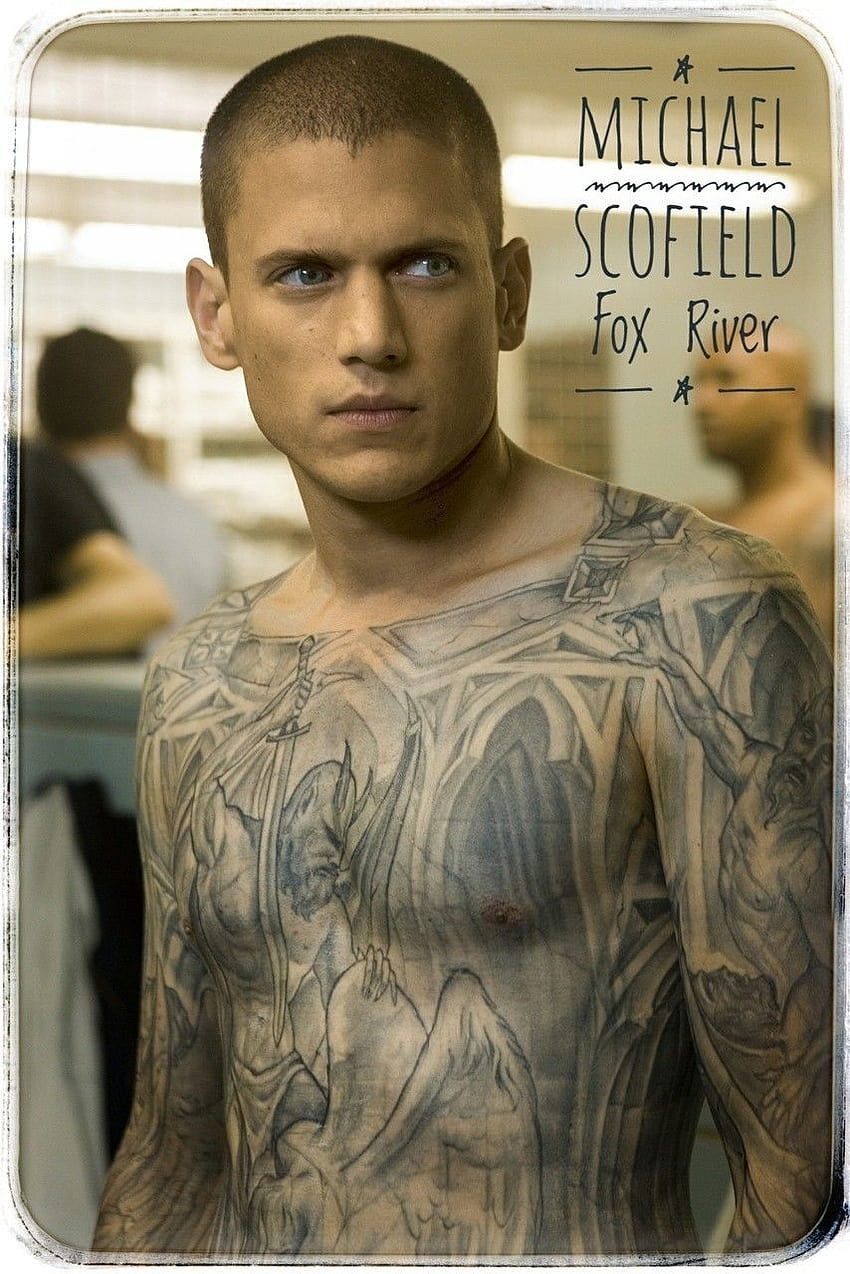 Prison Break Tattoo posted by ...cute, michael scofield prison tattoo HD  wallpaper | Pxfuel