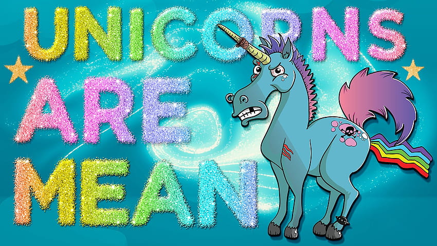 Unicorns Are Mean Chromebook, unicorn puppies HD wallpaper