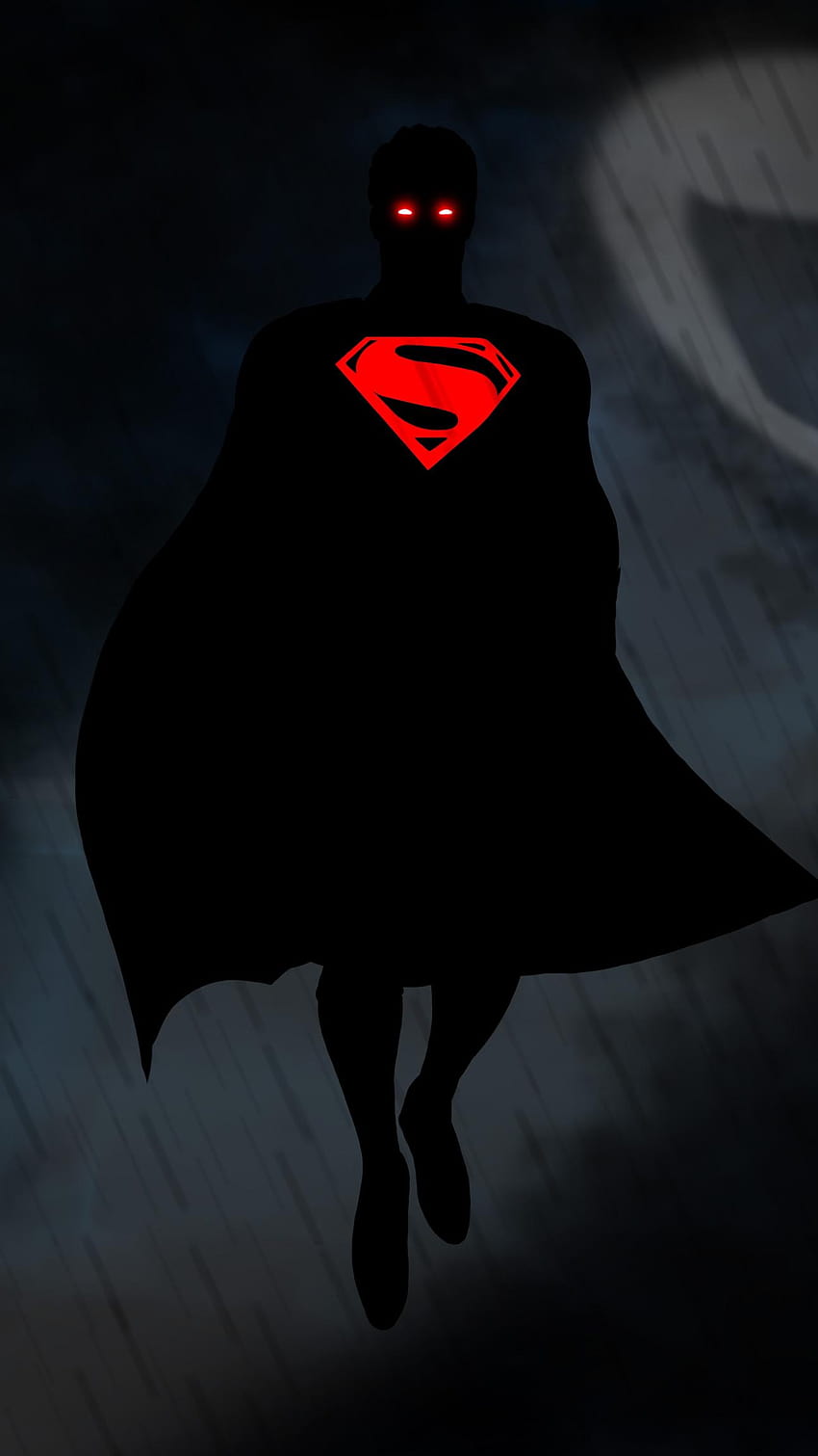 Iphone noir Superman, téléphone noir superman Fond d'écran de téléphone HD