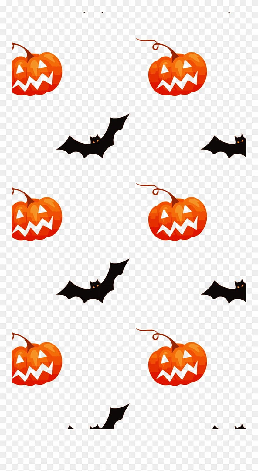 Halloween Tumblr Clipart, Halloween-Cartoon-Ästhetik HD-Handy-Hintergrundbild