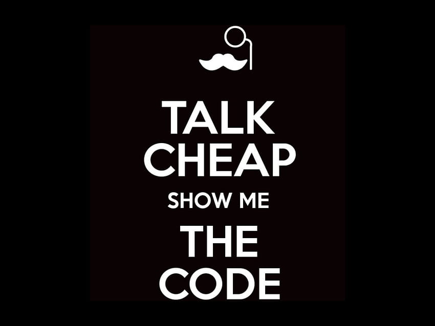 Testing in JavaScript, talk is cheap show me the code HD wallpaper