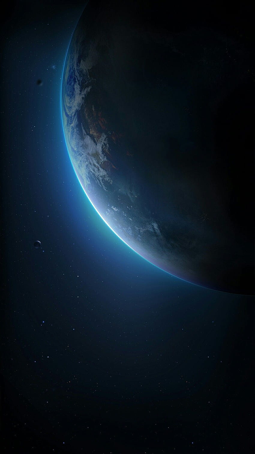 der Erde • Aus dem Weltraum • Ergänzungen der NASA, Nasa-Smartphone HD-Handy-Hintergrundbild