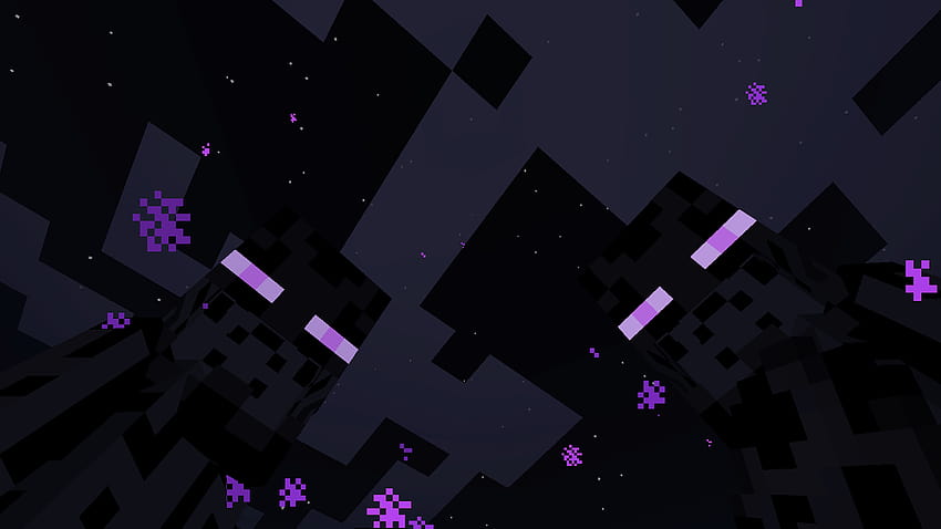 Zrzut ekranu przedstawiający Endermana z Minecrafta, który moim zdaniem mógłby być Tapeta HD