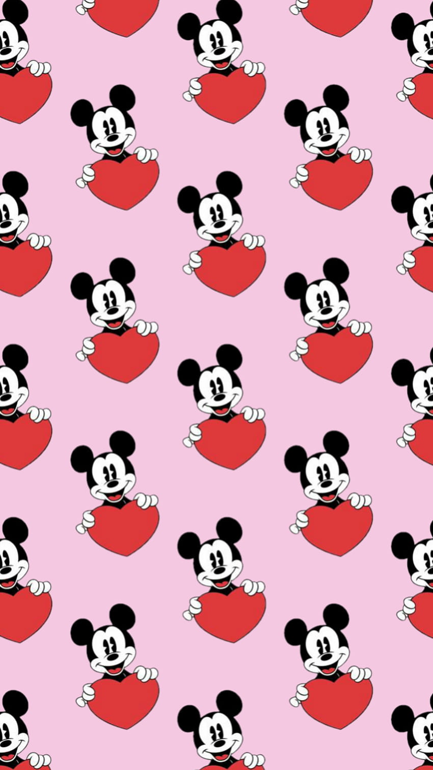 Backgrounds Mickey Mouse Pink HD phone wallpaper