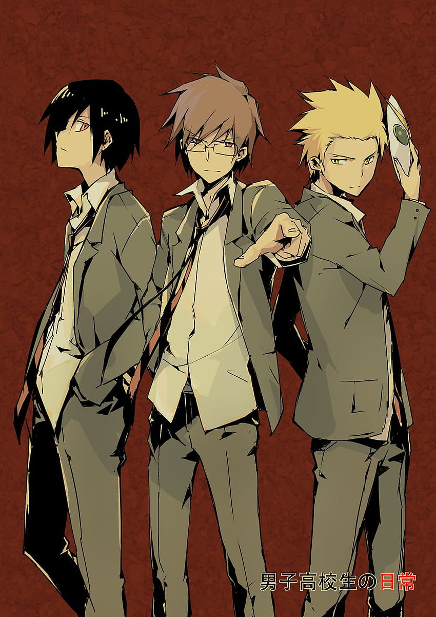 3 Anime School Boy, três meninos Papel de parede de celular HD