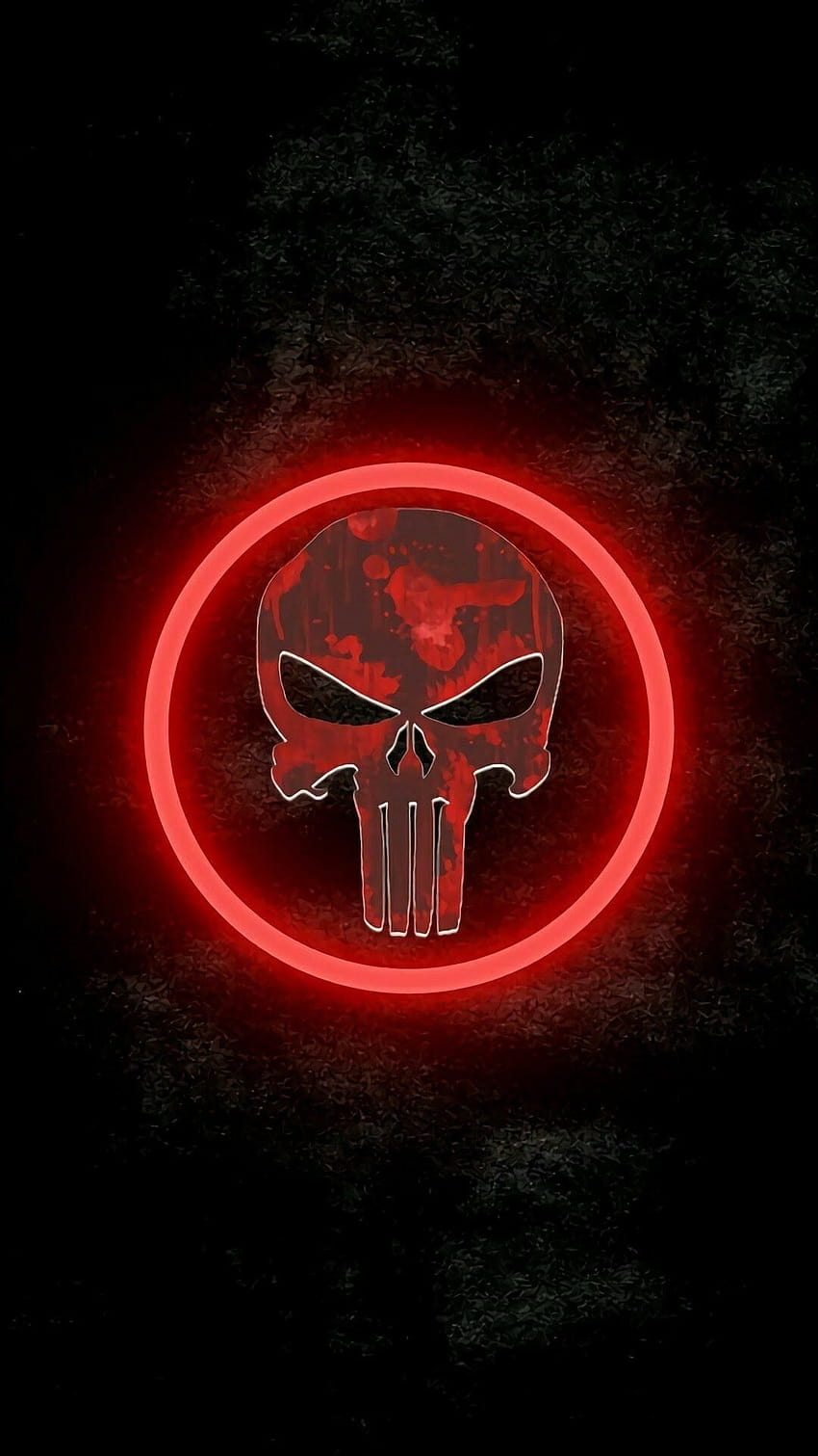 Punisher For PC, red skull iphone HD phone wallpaper