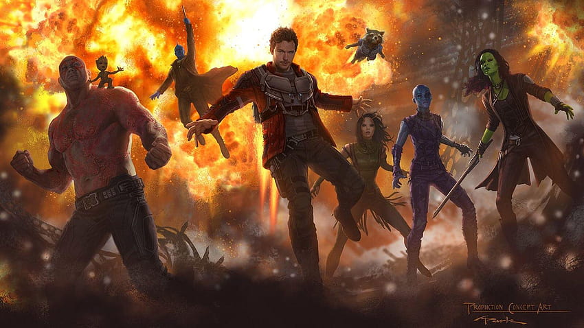 Guardians of the Galaxy Vol 2 Concept Art ผู้พิทักษ์จักรวาล 2 วอลล์เปเปอร์ HD