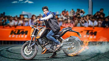 Ktm bike stunt and effects HD wallpapers | Pxfuel