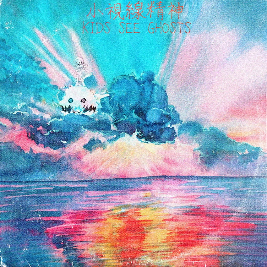 Kids See Ghosts EP by Kids See Ghosts, kids see ghost album cover HD phone wallpaper