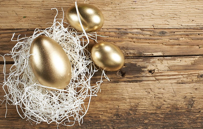 liburan, Paskah, soket, Telur emas, bagian праздники, telur paskah emas Wallpaper HD