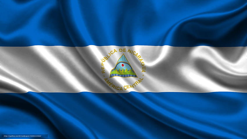 Nikaragua, Atlas, flaga, Nikaragua Tapeta HD